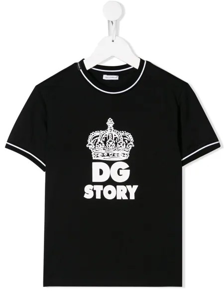 Dolce & Gabbana Kids футболка с логотипом