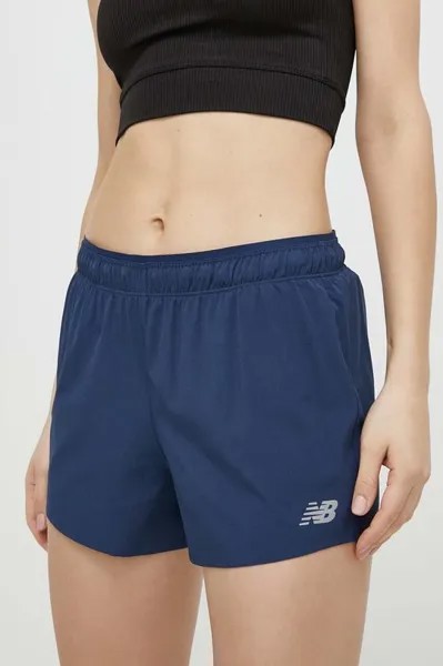 Шорты для бега New Balance, синий