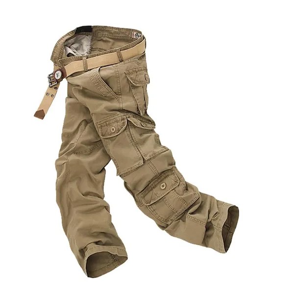 Военные брюки-карго мужские oustdoor Повседневный хлопок Несколько карманов Тактические брюки