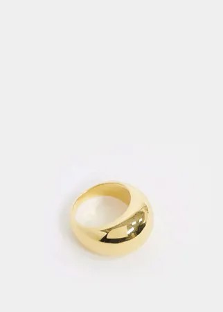 Золотистое массивное кольцо из латуни & Other Stories-Золотой