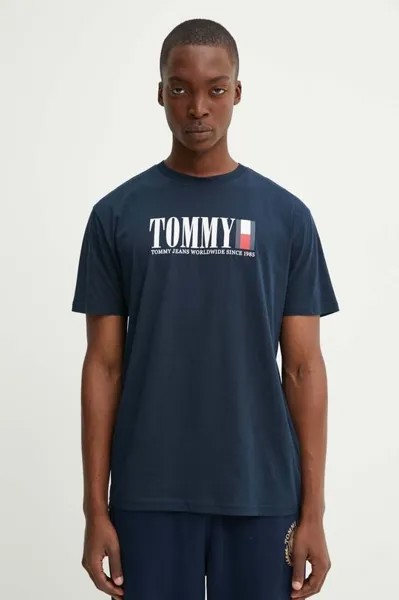 Футболка Tommy Jeans, темно-синий