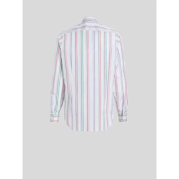 Разноцветная полосатая рубашка Etro, мультиколор