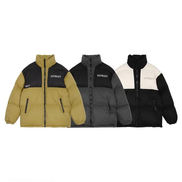 Пиджак CAVEMPT 2023fw для мужчин и женщин, утепленные цветные хлопковые куртки, модные пальто