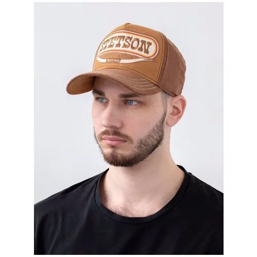 Бейсболка STETSON, размер UNI, коричневый