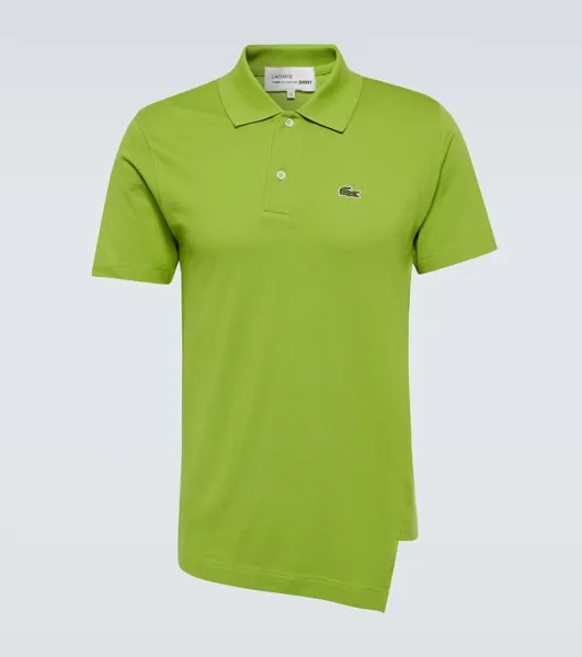 Рубашка-поло из хлопка lacoste Comme Des Garçons Shirt, зеленый