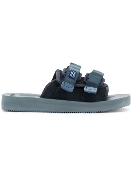 Suicoke шлепанцы с утолщенной подошвой, синий