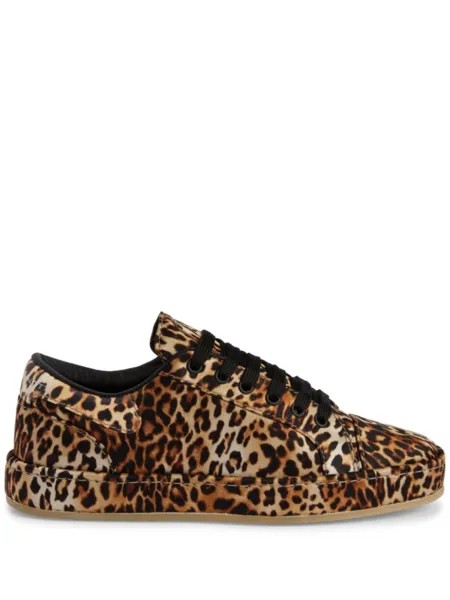 Giuseppe Zanotti кеды Gz City с анималистичным принтом, черный