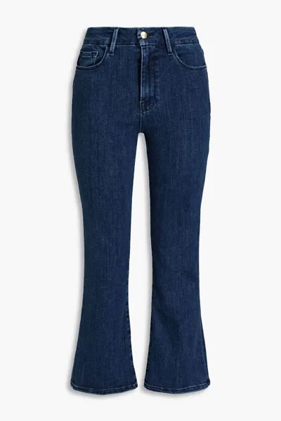 Укороченные расклешенные джинсы Kinley с высокой посадкой FRAME, синий