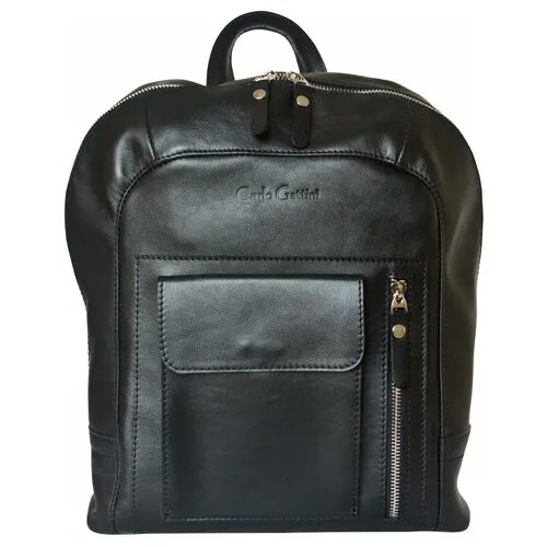Кожаный рюкзак Carlo Gattini Oristano 3067-01 Black Черный