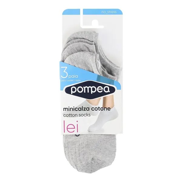 Комплект носков женских Pompea серых 39-42