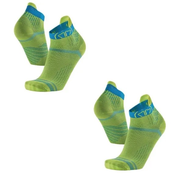 Разработайте тонкие носки для бега по дороге. Набор из 2 пар - Run Feel SIDAS, цвет gelb