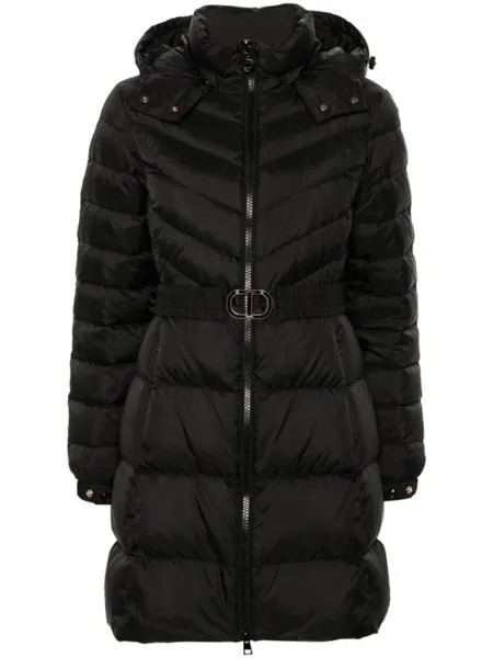 TWINSET стеганое пальто, черный