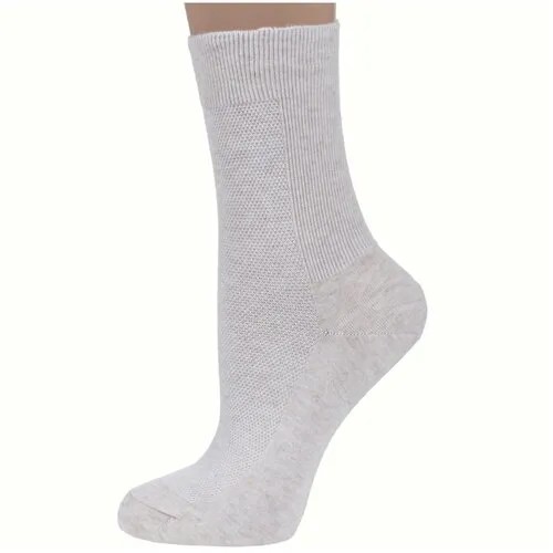 Носки Dr. Feet, размер 25, бежевый