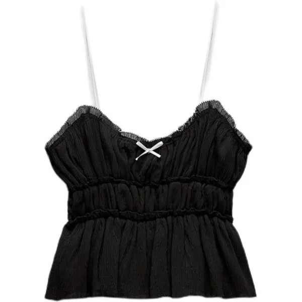Майка женская черная Zara