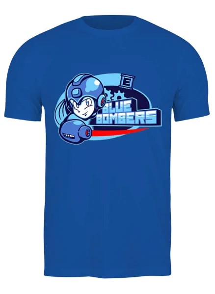 Футболка мужская Printio Blue bombers (mega man) синяя 3XL