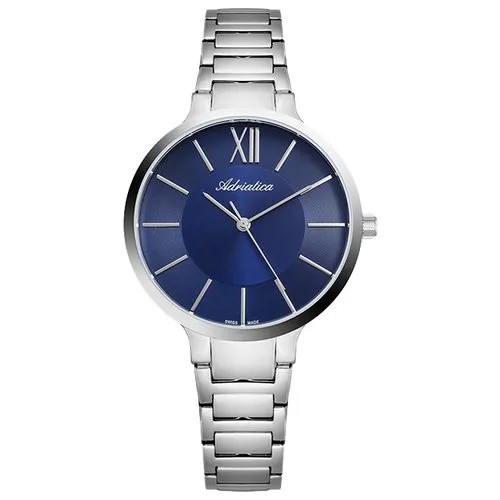 Наручные часы Adriatica Essence, синий, серебряный