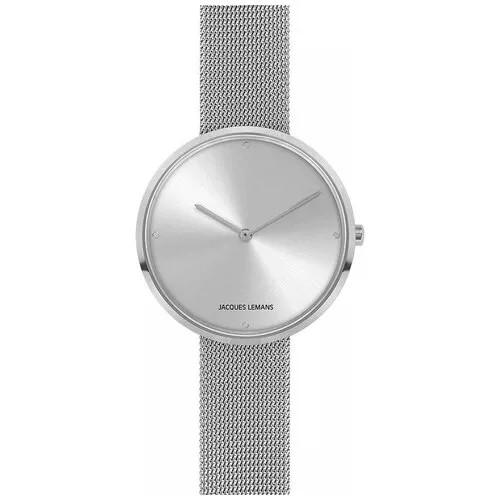 Наручные часы JACQUES LEMANS Design collection, белый, серебряный