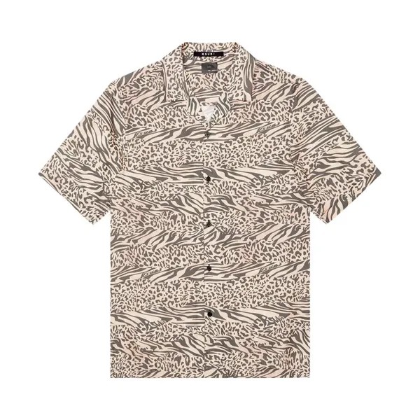 Рубашка Ksubi Confused Resort Shirt, цвет Leopard Print