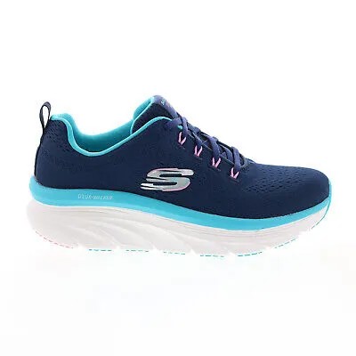 Skechers DLux Walker Fresh Finesse Womens Blue Lifestyle Кроссовки Обувь