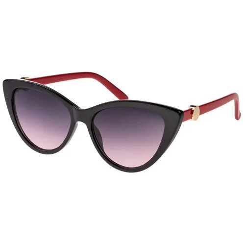 Солнцезащитные очки женские/Очки солнцезащитные женские/Солнечные очки женские/Очки солнечные женские/21kdglan1005334c3vr черный,фиолетовый/Vittorio Richi/Кошачий глаз/модные