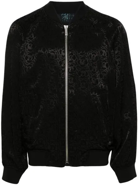 Just Cavalli бомбер с логотипом, черный