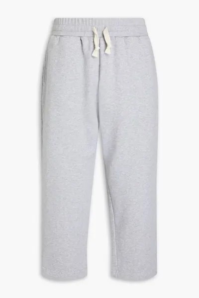 Спортивные брюки из хлопка и флиса Studio Nicholson, светло-серый