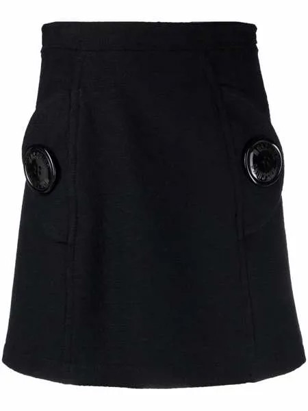 Moschino юбка мини с декоративными пуговицами