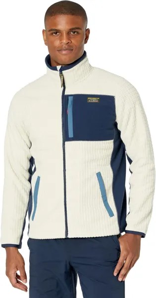 Куртка Mountain Classic Windproof Fleece Jacket L.L.Bean, цвет Natural/Nautical Navy