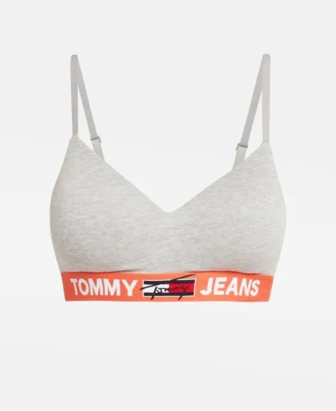 Бюстгальтер с формованной чашкой Tommy Jeans, серый