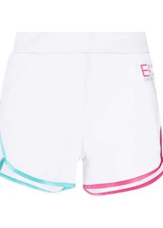Ea7 Emporio Armani спортивные шорты с окантовкой