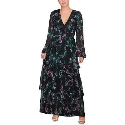 Rachel Rachel Roy Женское длинное шифоновое платье цвета металлик BHFO 2441
