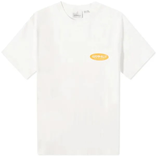 Овальная футболка Gramicci Original Freedom, белый