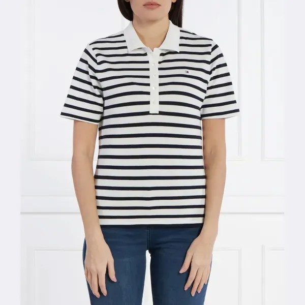 Рубашка поло стандартного кроя Tommy Hilfiger, белый