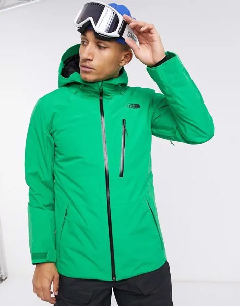 Зеленая лыжная куртка The North Face-Зеленый