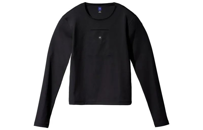 Футболка Balenciaga X Gap X Balenciaga Tripartite Collaboration, женская, черная Yeezy