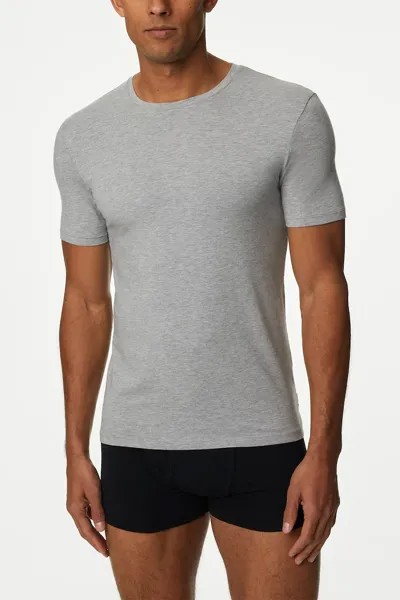 Домашняя футболка с модалом Marks & Spencer, серый