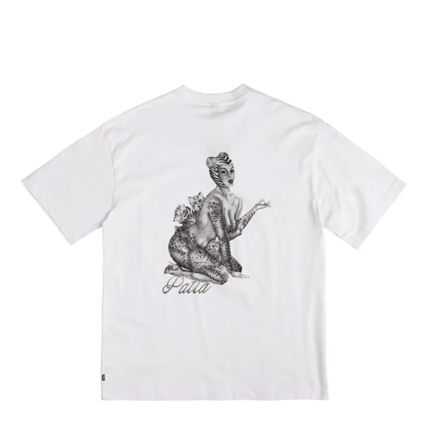 Футболка Tiger Lady T-Shirt Patta, белый