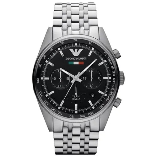 Наручные часы EMPORIO ARMANI AR5983, серебряный, черный
