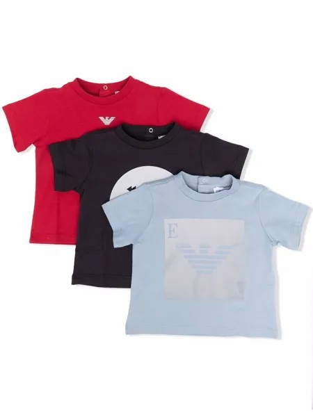 Emporio Armani Kids набор футболок с логотипом