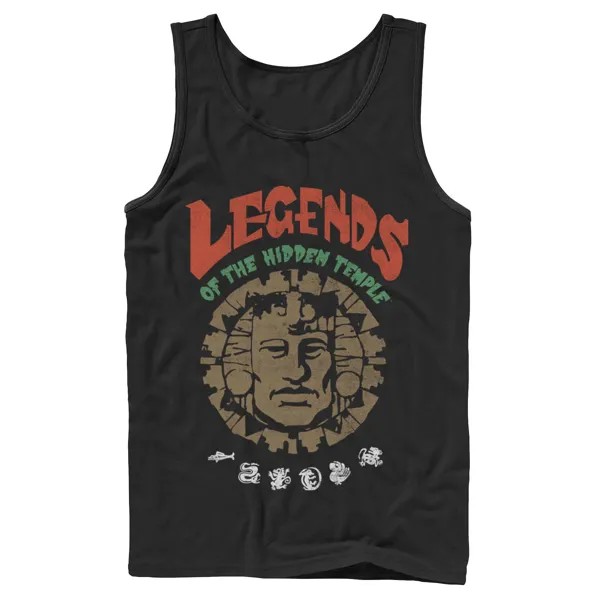 Мужская майка Legends Of The Hidden Temple с винтажным плакатом Nickelodeon
