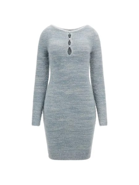 Вязанное платье Guess, голубое небо