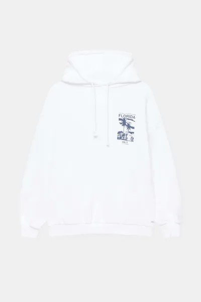 Худи Pull&Bear, белый