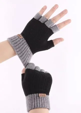 Мужские перчатки без пальцев