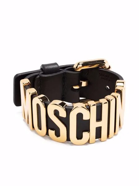 Moschino браслет с логотипом