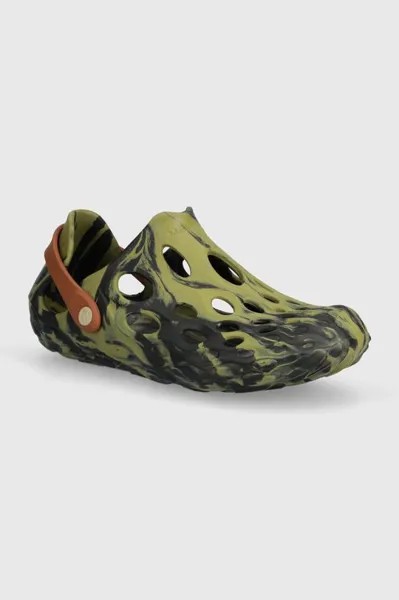 Шлепки Merrell, зеленый