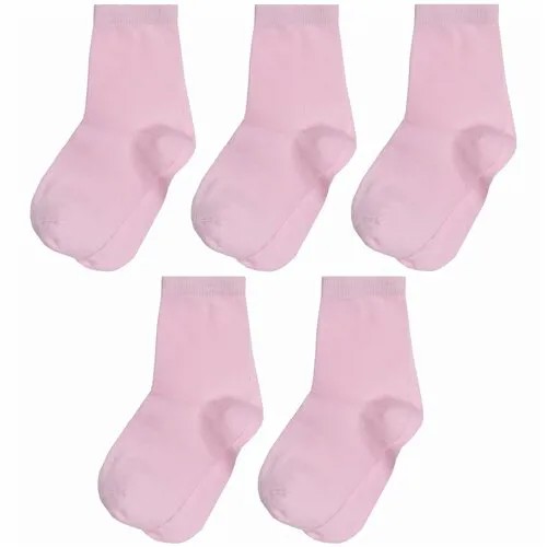 Носки ХОХ 5 пар, размер 14-16, розовый