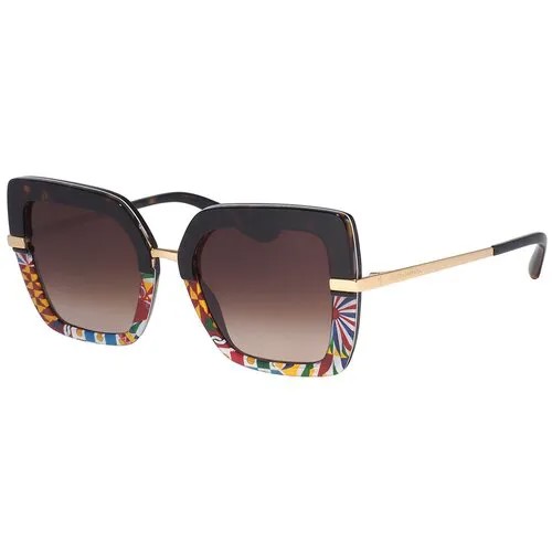 Солнцезащитные очки DOLCE & GABBANA, коричневый