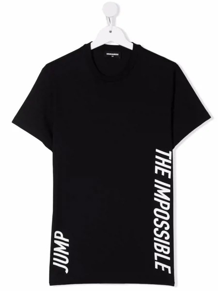 Dsquared2 Kids футболка с надписью
