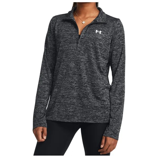 Спортивная и тренировочная куртка Under Armour Women's Tech 1/2 Zip Twist, черный