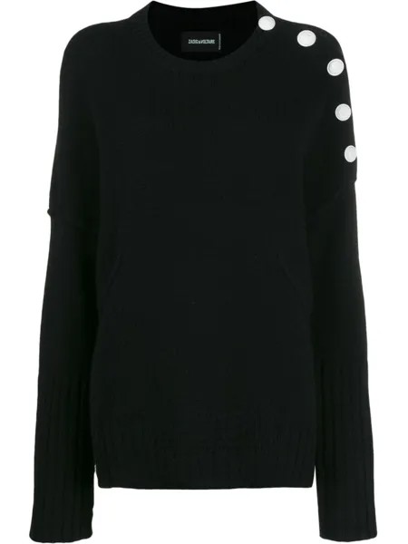 Zadig&Voltaire трикотажный джемпер Malta, черный